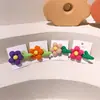 Novo Grampo de Cabelo Flor de Algodão Bolha Colorida Estereoscópica para Mulheres com Franja Lateral, Grampo Lateral Doce e Fofo para Meninas