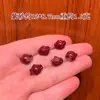 Accesorios para Tetera de Arena Roja de Alto Contenido Natural Cuentas Sueltas Colgante Pulsera de Arena Púrpura y Dorada Accesorios de Cinabrio Rojo