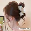 Nuevo estilo primavera y verano pinza de tiburón grande para mujer con un toque de alta gama, no daña el cabello, pinza de pelo para la nuca, accesorio para el cabello