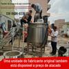Capacidade Opcional Tanque de Mistura de Líquido em Aço Inoxidável 304 Misturador de Líquido em Aço Inoxidável Aquecimento de Camada Dupla Pode Ser Temperatura Constante