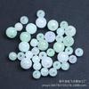 Cuentas redondas de jadeíta Bashan natural de 6 y 8 mm con agujeros grandes, cuentas sueltas para pulsera y collar DIY.