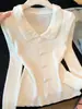 Diseño Nuevo Otoño/Invierno 2026 Suéter de Punto Base de Manga Larga con Cuello de Muñeca para Mujer Estilo Francés Suéter Elegante Adelgazante