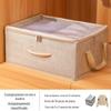 Cross-border E-Commerce Wardrobe Tecido Caixa de armazenamento Roupa Caixa de armazenamento Acabamento Gaveta-tipo Doméstico Folding Caixa de armazenamento grande