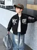 Q083 Chaqueta de Béisbol para Niños, Nuevo Estilo Primavera y Otoño, Atuendo de Bebé de Moda, Chaqueta Blanca para Niños para Otoño