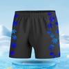 Novos calções de banho homens adulto boxer moda impressão a laser de secagem rápida anti-constrangimento praia primavera termal calções de banho atacado