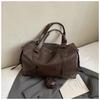 Bolso Grande de Axila de Nicho Coreano para Mujer 2026 Nuevo Bolso Boston Retro de Gran Capacidad Bolso Cruzado Casual para Hombro