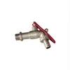 Grifo de Latón de Fábrica con Cierre para Uso de Agua en Exteriores, Grifo de Latón Forjado con Rosca Externa Duradera de 1/2" 3/4"