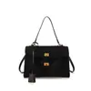 Bolso de hombro retro europeo y americano transfronterizo, nuevo y popular bolso tote de gran capacidad para el día a día, bolso de mano y bolso cruzado simple y versátil