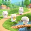 Figuras Creativas Lindas de Gatito y Conejo para Micro-Paisajismo, Decoración de Jardín DIY, Mini Adornos de Coche