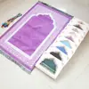 Alfombra Cuadrada Tejida a Máquina Jacquard Alfombra Delgada Caja de Regalo Set de 99 Cuentas Regalo de Boda 70*110