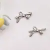 Decoraciones para Uñas de Aleación con Clavos de Lazo Celebridad de Internet Nuevas Decoraciones Metálicas para Uñas Accesorios para Uñas de Chica Japonesa