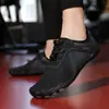 Zapatos de fitness para interior, zapatos de yoga, zapatillas deportivas para mujer, especializados para entrenamiento aeróbico, cuerda para saltar, baile, silenciosos, antideslizantes, amortiguadores para uso en casa