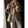 Chique Coreano Inverno Retrô Estilo Workwear Interno Lã de Cordeiro Quente Solto Cintura com Cordão Jaqueta Casual 2 Cores