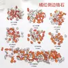 Atacado Âmbar Caramelo Mini Zircônia Plana Joia para Unhas Laranja Maillard Marquise Gota d'Água Decoração para Nail Art