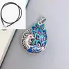 Colorido fênix S999 prata pura vintage feminino prata esterlina pingente suéter corrente pingente longo colar artístico jóias de prata produtos genuínos