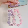 Cadena de Teléfono con Cuentas Pintadas a Mano para Otoño e Invierno Accesorio de Muñeca de Moda Decoración para Funda de Teléfono de Mujer Llavero Colgante para Bolso