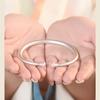 Pulseira de prata esterlina 9999 para mulheres, pulseira antiga aberta com cabeça de abóbora, pulseira da moda, pulseira para namorada, presente de feriado