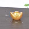 Micro-paisaje fortuna rodando lingote de plata árbol de dinero calabaza diy año nuevo decoraciones doradas accesorios adornos navideños
