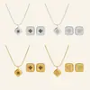 Juego de Joyería Dazan al por Mayor Acero de Titanio Recubierto de Oro Real de 18K Pendientes y Collar Super Estrella Versátil de Lujo Ligero