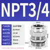 Conector de Acero Inoxidable 304 Cabeza Antiexplosión Sello de Cable Metálico Prensaestopas de Bloqueo M20 Prensaestopas