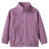Casaco infantil de fleece polar com forro de fleece, espessado, para crianças de médio e grande porte, Orly, fleece, quente, à prova de vento, para pais e filhos, gola alta, casaco quente