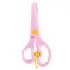 Tijeras pequeñas de colores, tijeras de plástico de colores para estudiantes y niños, tijeras para cortar papel DIY para niños, tijeras de manualidades para jardín de infantes