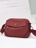 Bolsa Feminina Transfronteiriça de Alta Qualidade com Múltiplos Compartimentos, Bolsa de Ombro em Tecido de Nylon Impermeável para Mulheres, Novo Modelo 2026, Bolsa Transversal Casual Leve