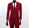 Traje de Novio para Hombre Conjunto de Tres Piezas Estilo Británico Casual de Negocios Vestido de Boda para Hombre Corte Delgado Elegante Comercio Exterior