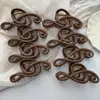 Pinza para el Cabello con Nota Musical de Madera Sintética, Pinza de Tiburón Transparente Color Té con Símbolo de Partitura Estilo Ins, Accesorio para el Cabello de Nota Aguda para Mujeres, Estilo de Verano de Alta Gama
