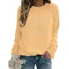 Moletom Redondo Estampado Amazon Tamanho Europeu Rescent Ity Postalervice para Mulheres Versátil Tamanho Europeu