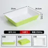 Plato Rectangular para Comida Cocida de Melamina, Plato para Platos Fríos, Plato Rectangular para Brochetas de Comida Guisada, Plato Comercial para Exhibición de Comida Guisada y Carne, Plato para Exhibición de Comida de Pato