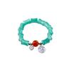 Nuevo estilo chino imitación calcedonia bambú festival pulsera de la suerte femenina diseño nicho ins sentido de diseño pulsera retro pulsera de celebridad de internet amigas