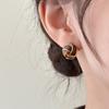 Pendientes de diseño de nicho único de otoño e invierno de Maillard, pendientes de temperamento de alta calidad para mujer, nuevos y populares 2023