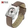 Ofns Amazon Más Vendido Reloj de Cuarzo Correa Clásica Reloj para Estudiante Mujer Viajero Aleación Cepillada Reloj Casual Mujer