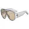 2026 Nuevas Gafas de Sol de Moda de una Sola Pieza Estilo Europeo y Americano Transfronterizas para Mujer, Gafas de Sol de Alta Gama Tendencia para Deportes y Viajes