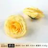 Estoque de fábrica de cabeças de flores artificiais em tons amarelados, flores artificiais para casamento, flores de seda, materiais para acessórios feitos à mão e materiais florais para paisagismo de engenharia atacado