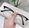 H6627 moda coreana casual para hombre montura para cejas anti-azul montura óptica tendencia show cara montura pequeña venta al por mayor