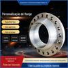 Flange de Tipo Placa Estampada Sem Costura Soldada de Grande Diâmetro Flange Personalizada Aço Carbono Aço Inoxidável Flange de Solda de Topo com Pescoço