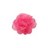 Super Hada Coreana Suave Borde Quemado Flores de Organza Gardenia Tocado DIY Cadena para el Cuello Broche Accesorios para el Cabello Trenzado Ropa