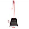 Fornecimento de fábrica Limpeza doméstica Vassoura de plástico Dustpan Preto Lixo Pá de lixo Handheld Dustpan Shovel Dustpan