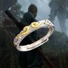 Anillo de maldición de aro para hombres y mujeres, un par de nichos comunes, sentido de gama alta, dedo índice, marca de moda, plagio, guapo, negro, mito, Wukong alrededor
