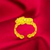 Anillo de moneda de oro arena Vietnam anillo valiente joyería de oro arena para mujer al por mayor joyería transfronteriza anillo de moneda valiente
