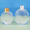 Botellas de Spray para Perfume Planas Redondas con Tapa de Rosca al por Mayor, Botellas Roller para Aceites Esenciales, Botellas Gotero para Líquidos, Botellas de 30/50/100 ml