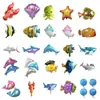 Novos balões de folha com formato especial de animais marinhos - polvo, caranguejo, estrela do mar decoração de festa balões de folha