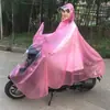 Poncho de Lluvia Impermeable para Patinete Eléctrico de Cuerpo Completo Impermeable para Vehículo Eléctrico para un Solo Adulto Transparente Impermeable para Hombres y Mujeres Modelo 2026 Estilo Largo
