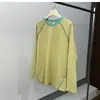 Alternativa Acessível Primavera Outono Unissex Esportes ao Ar Livre Casual Gola Redonda Estampado Ciclismo Moda Pulôver Manga Longa Secagem Rápida Camiseta Tendência