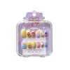 Nuevo Lindo Dibujo Animado Tridimensional Usa Armadura con Diamante Color Hermoso Autoadhesivo Trasero Adhesivo Pegatina para Uñas Niños Niñas Corazón Pegatina para Uñas
