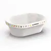 Placa de Arranhar Gato de Papel Kraft Branco Banheira Aprofundada Brinquedo para Gato Arranhador Resistente ao Desgaste Sem Descascar Placa de Arranhar Gato Não Pode Ser Rasgada Placa para Patas de Gato