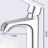 Grifo para Lavabo de Baño, Grifo Doméstico de Doble Propósito para Agua Fría y Caliente para Lavabo