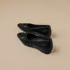 Zapatos Planos de Pliegues Retro Zhr para Mujer 2026 Nueva Moda Cómodos Versátiles Punta Fina Zapatos Mary Jane